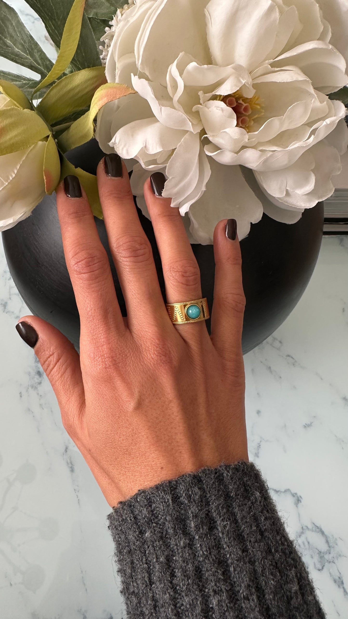 Anello Love - turchese