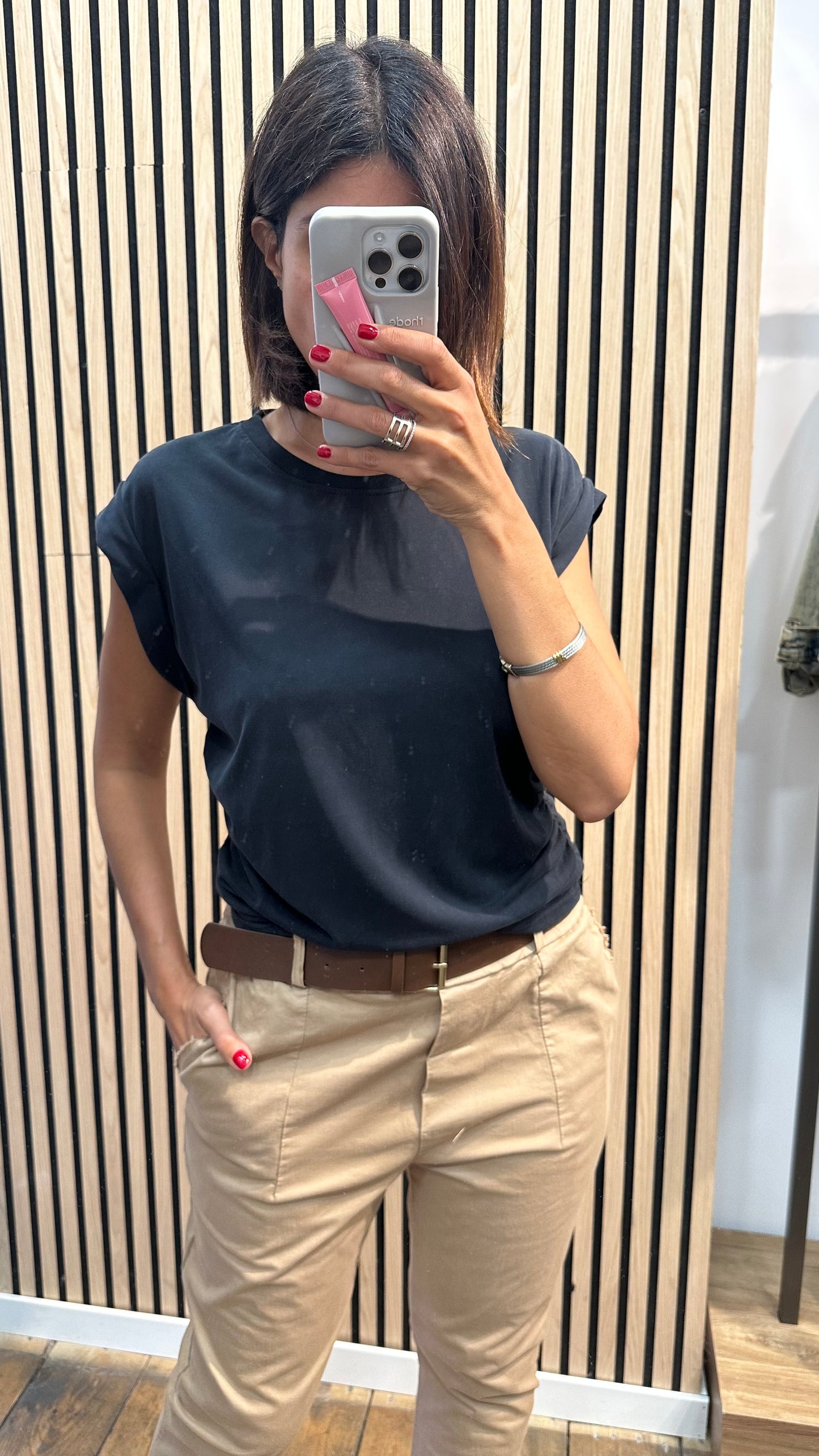 T/shirt arricciata