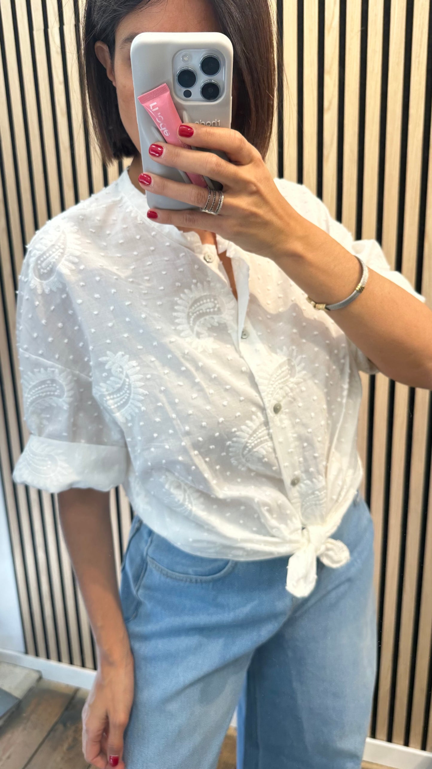 Camicia ricamo
