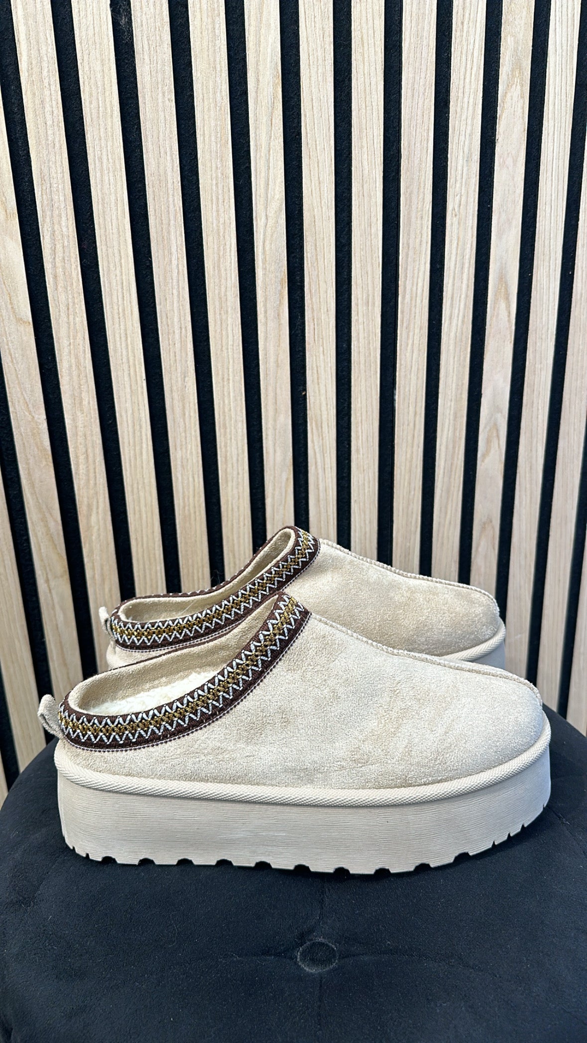 Sabot Tazz Platform- Beige