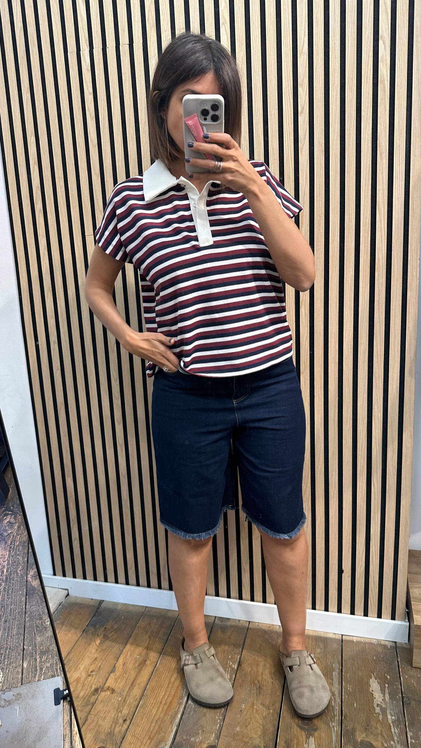 Bermuda Garb Jeans Brut