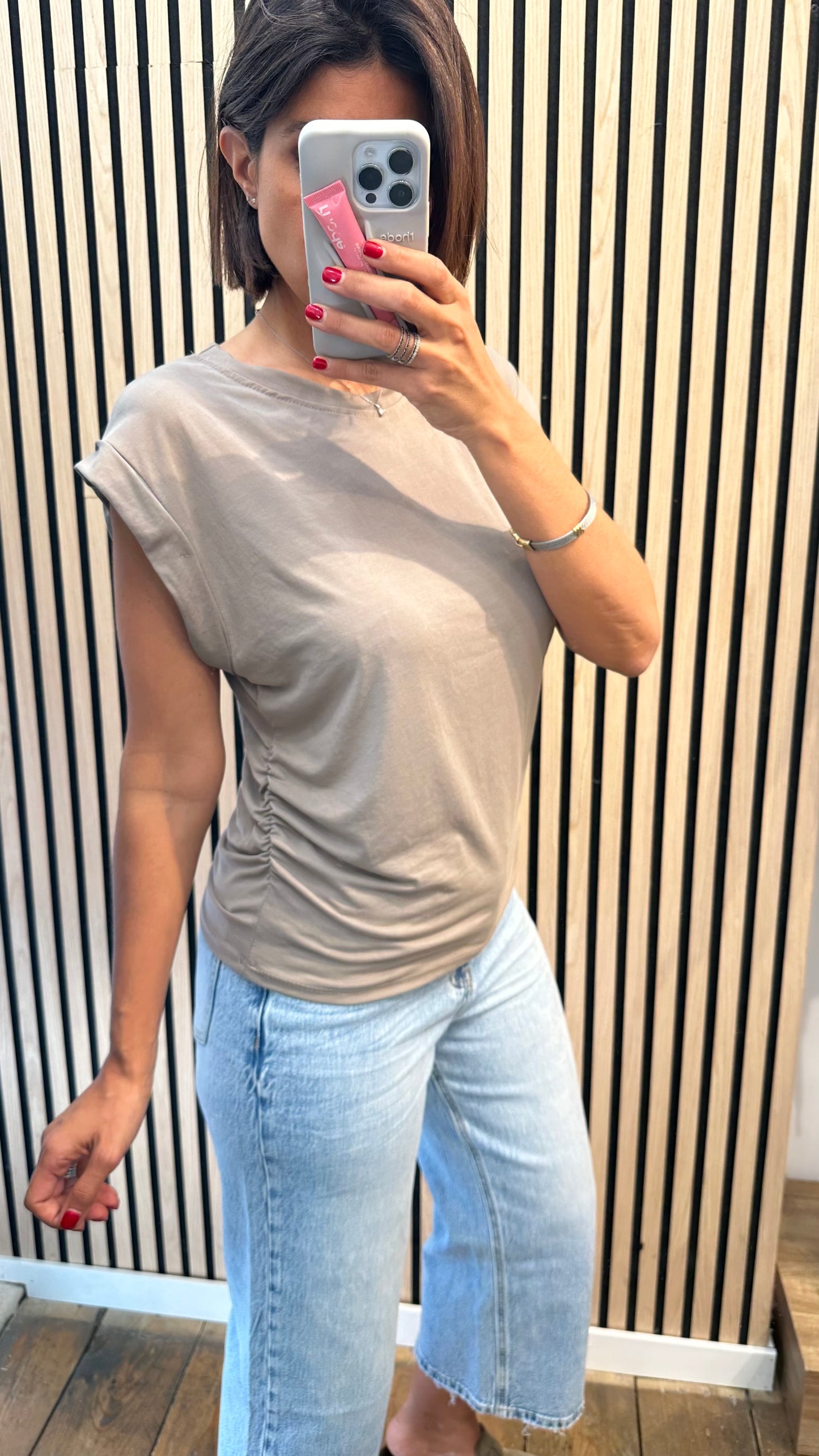T/shirt arricciata