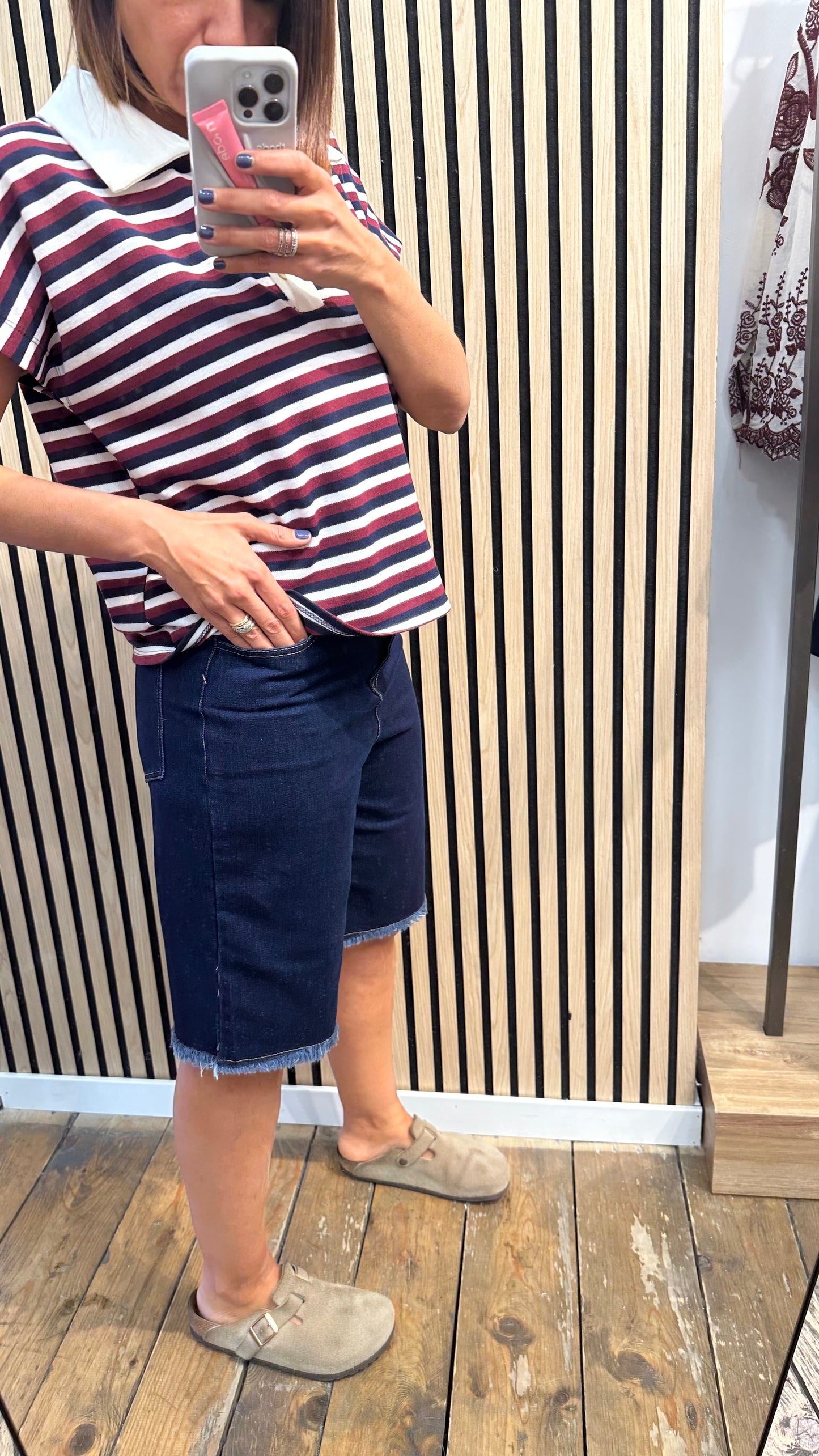 Bermuda Garb Jeans Brut