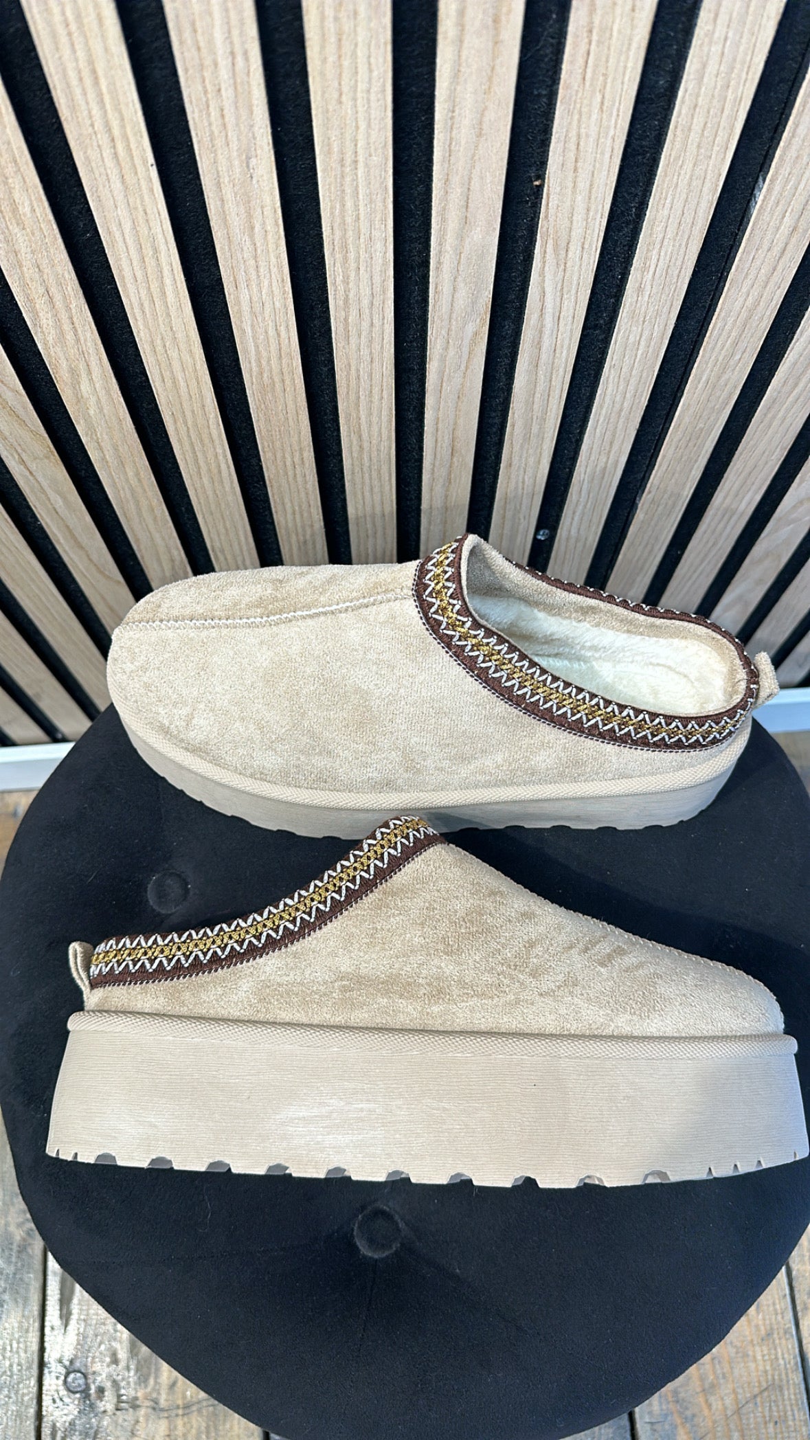 Sabot Tazz Platform- Beige