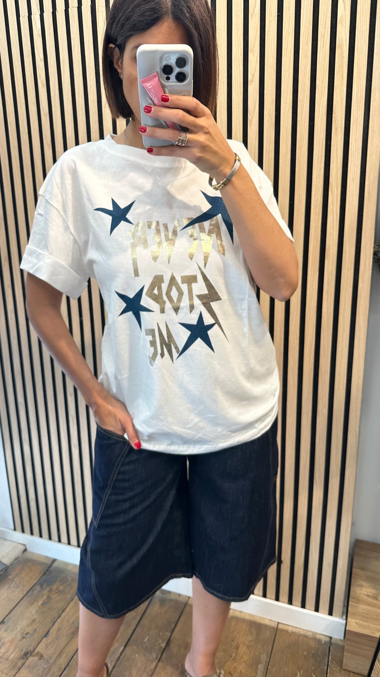 T-shirt Never Stop Me