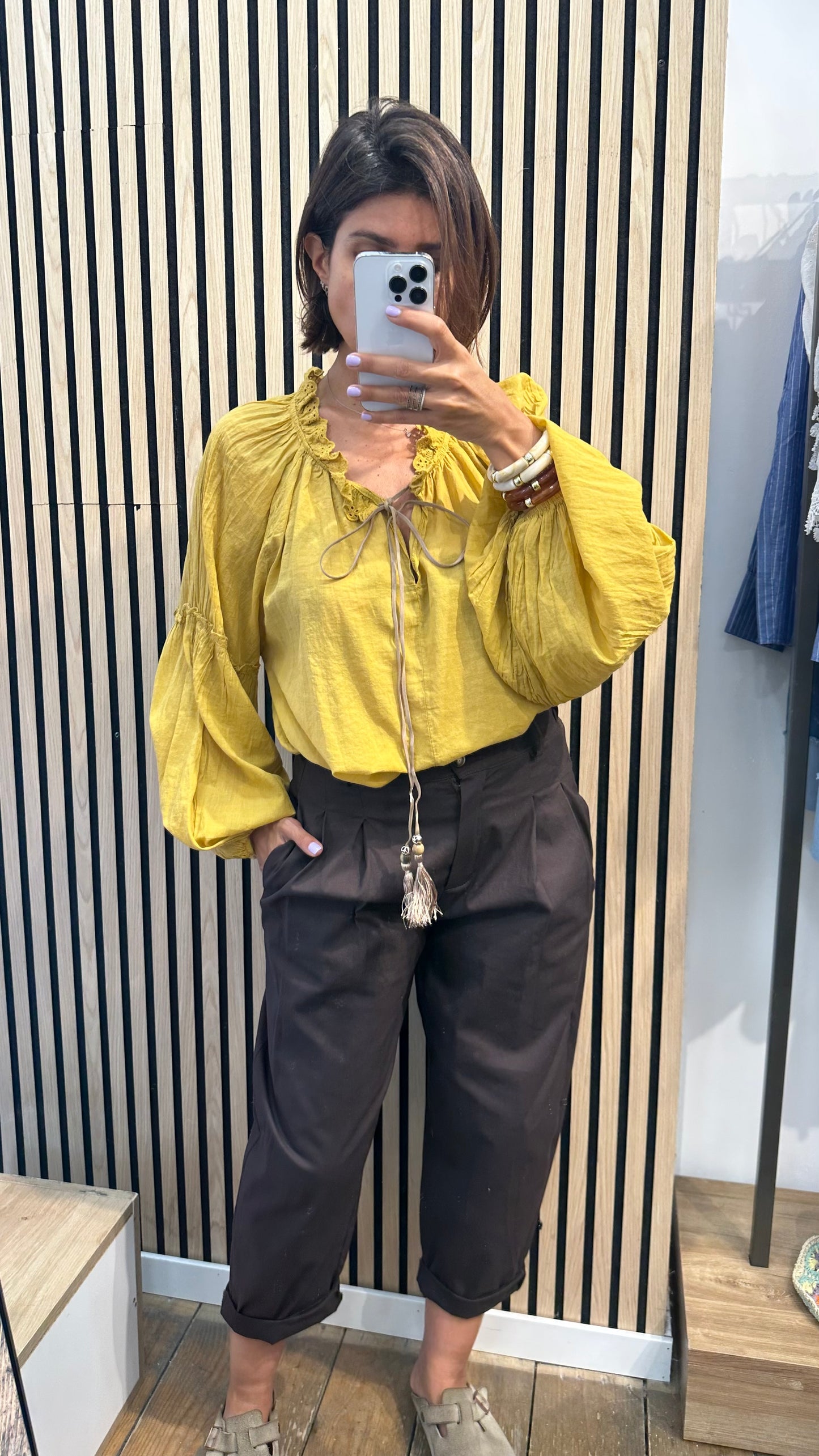 Blusa in mussola