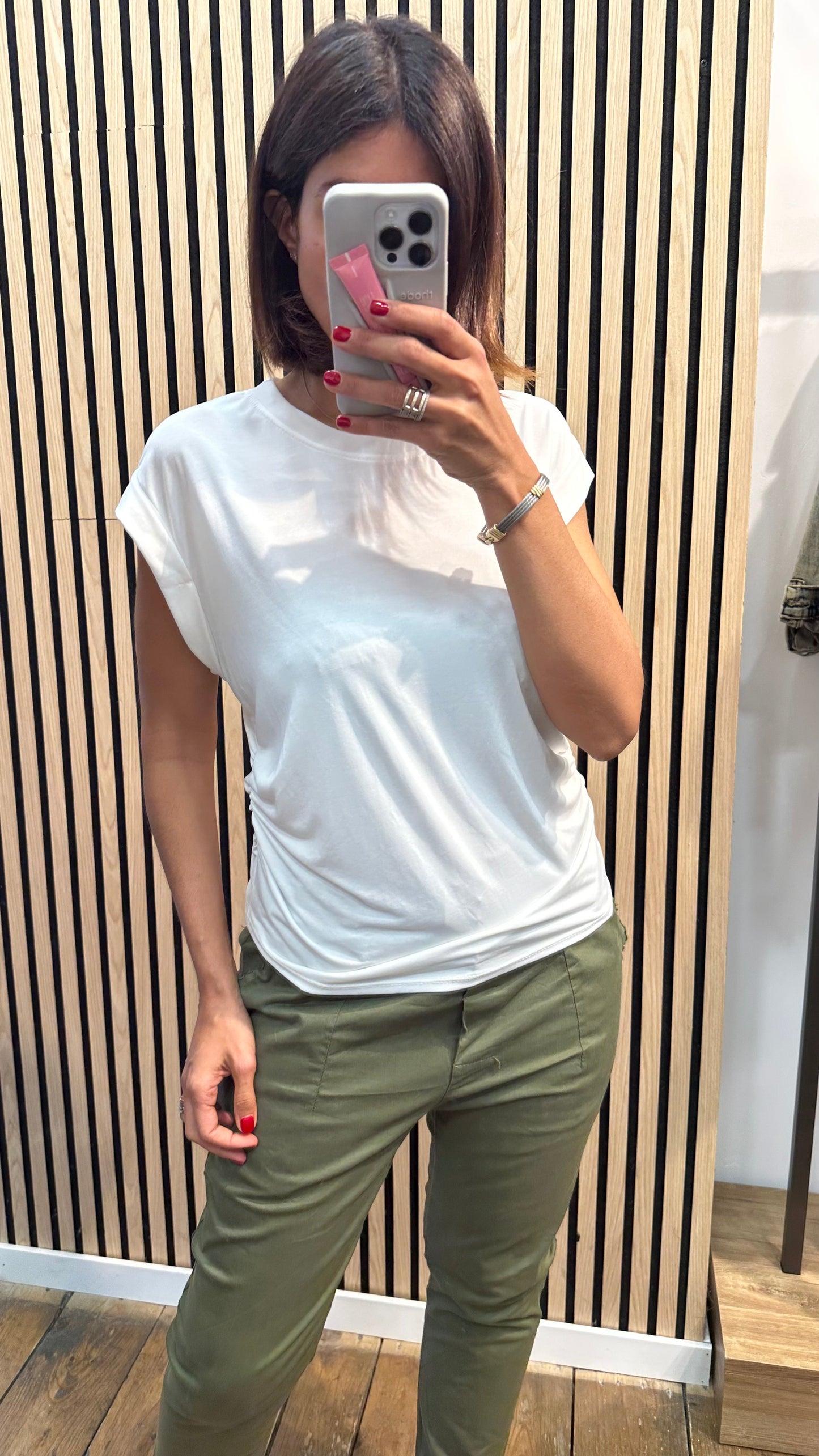 T/shirt arricciata
