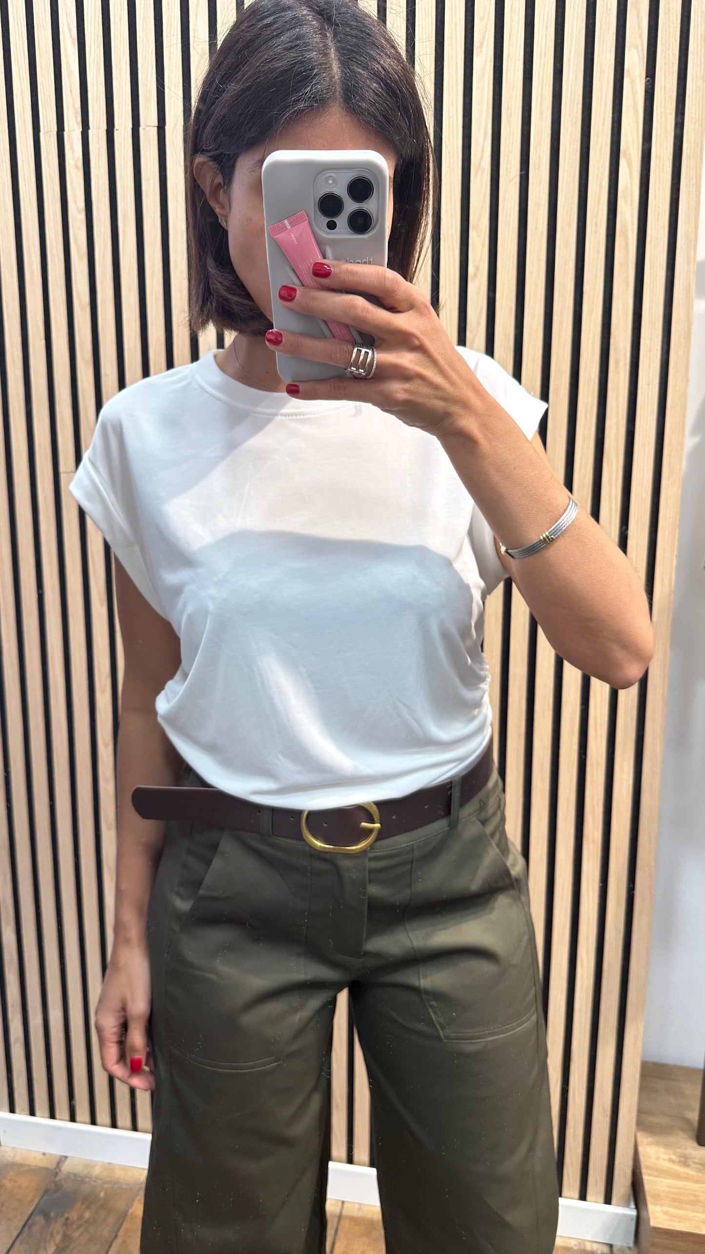T/shirt arricciata