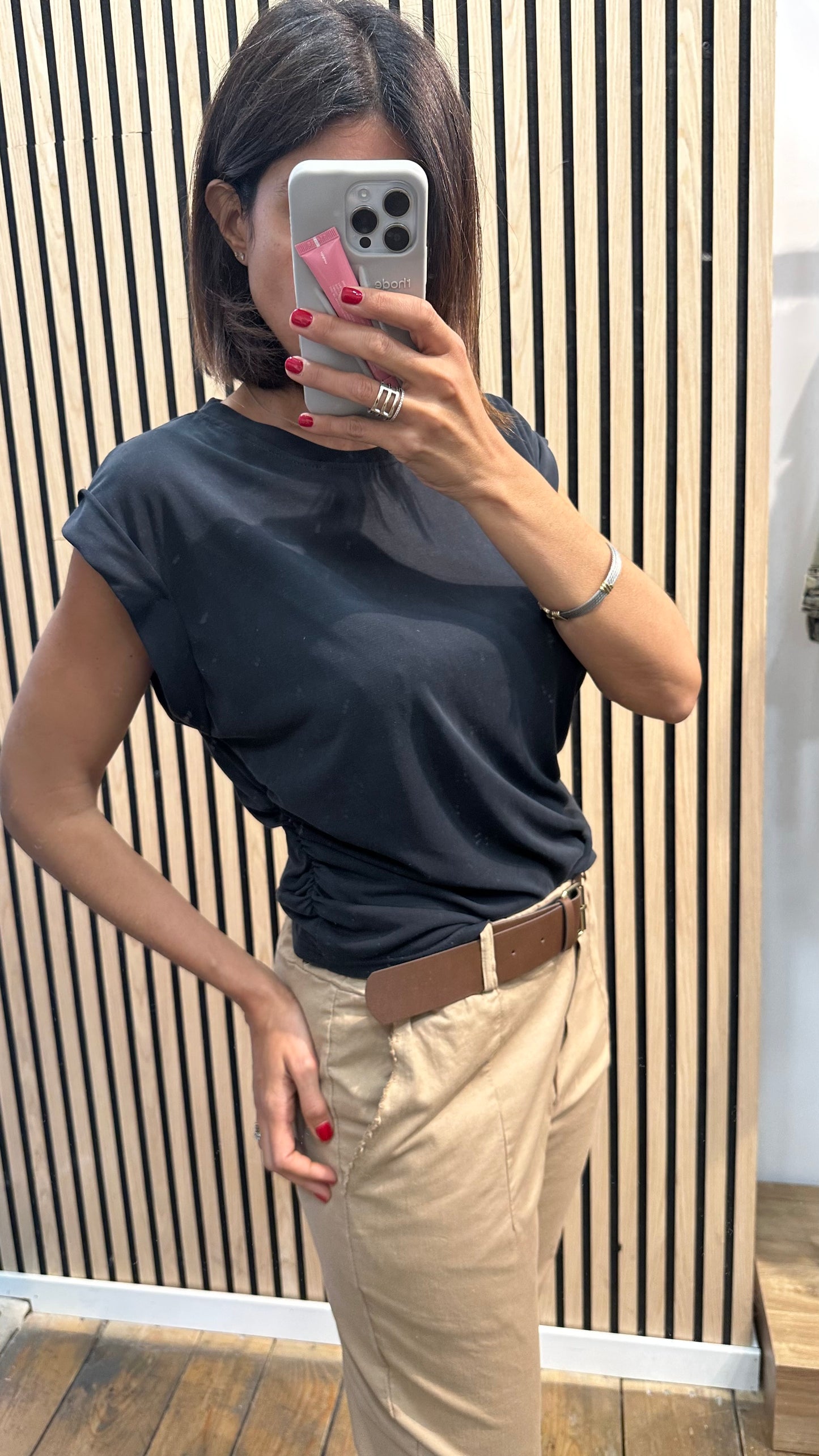 T/shirt arricciata
