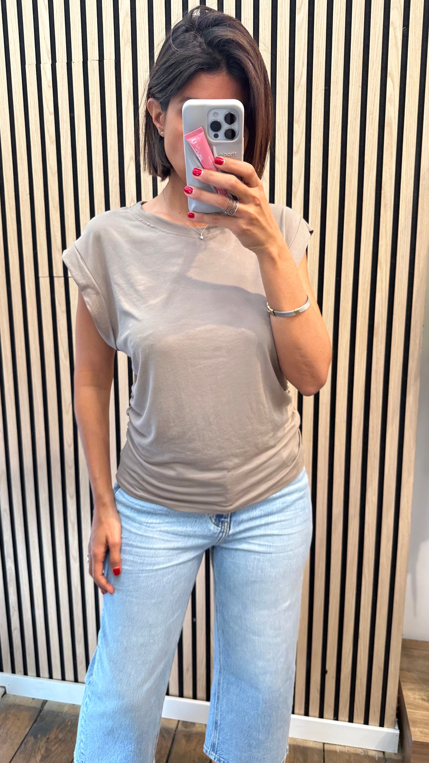 T/shirt arricciata