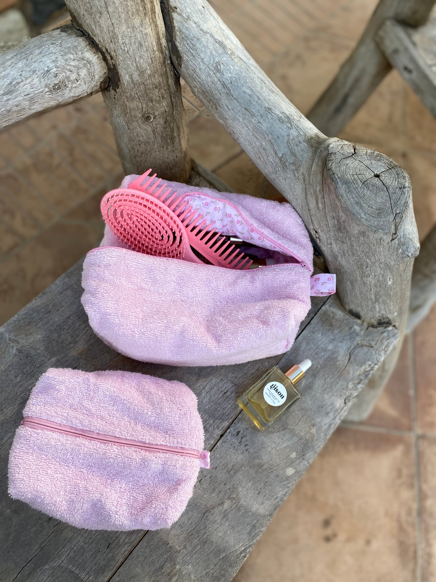 Teddy Pouch - Rosa Maxi 🌸