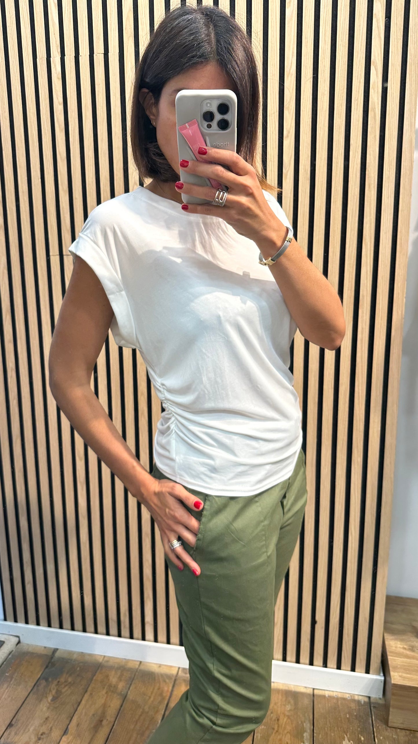 T/shirt arricciata