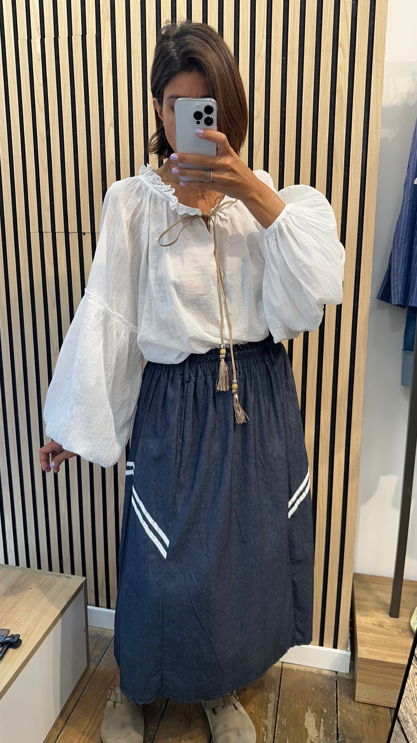 Blusa in mussola