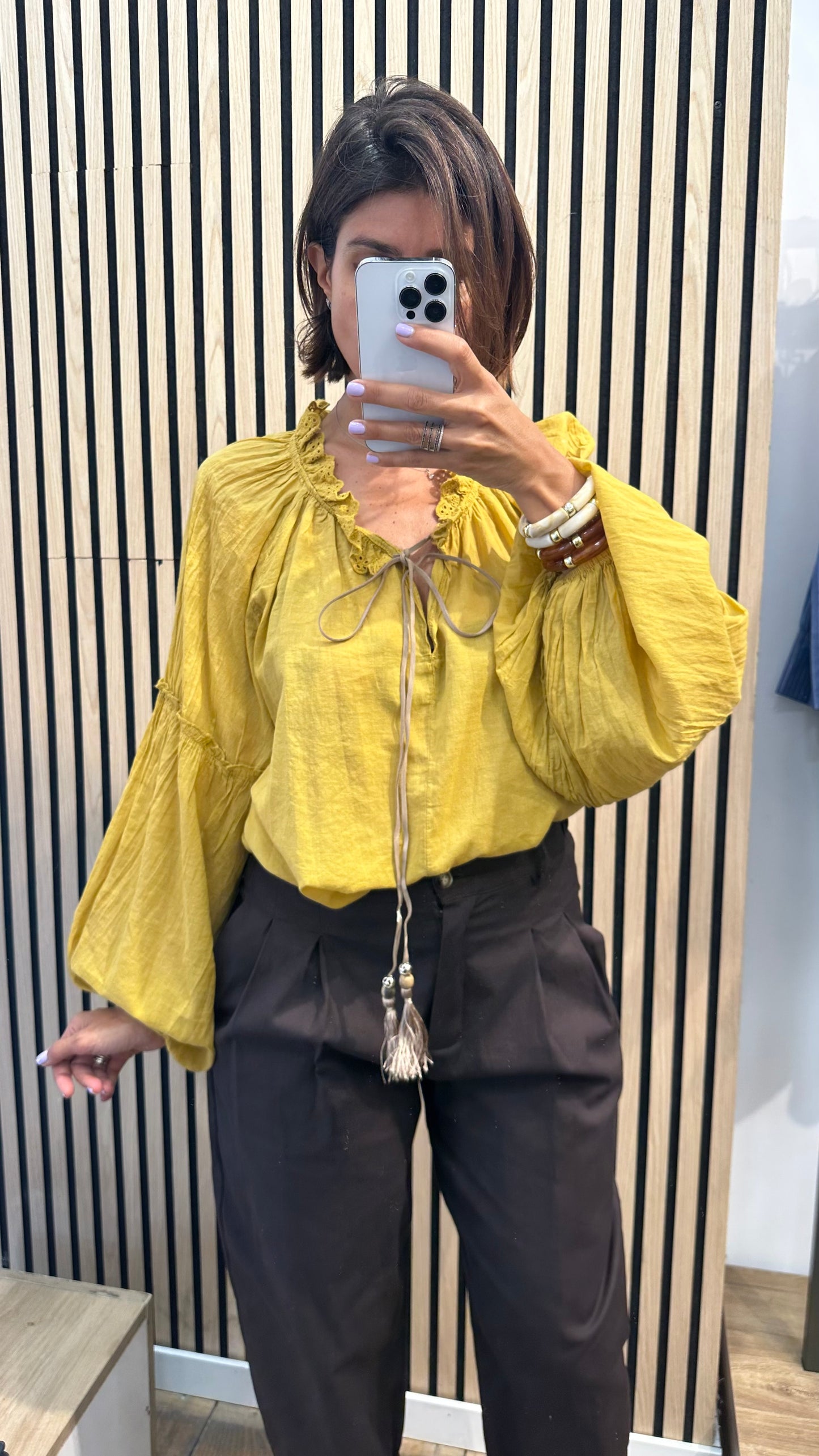 Blusa in mussola