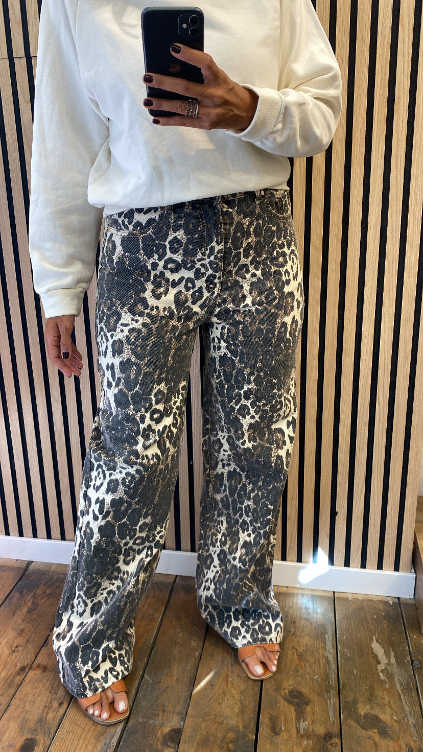 Jeans Manon -Animalier