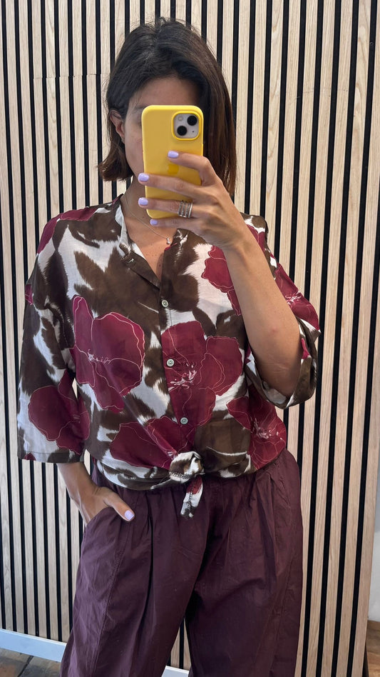Camicia misto seta