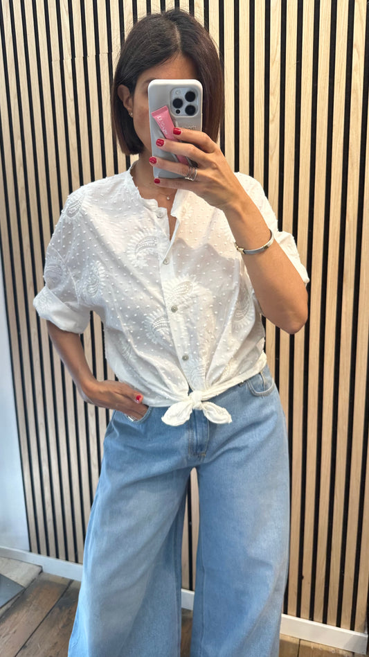 Camicia ricamo