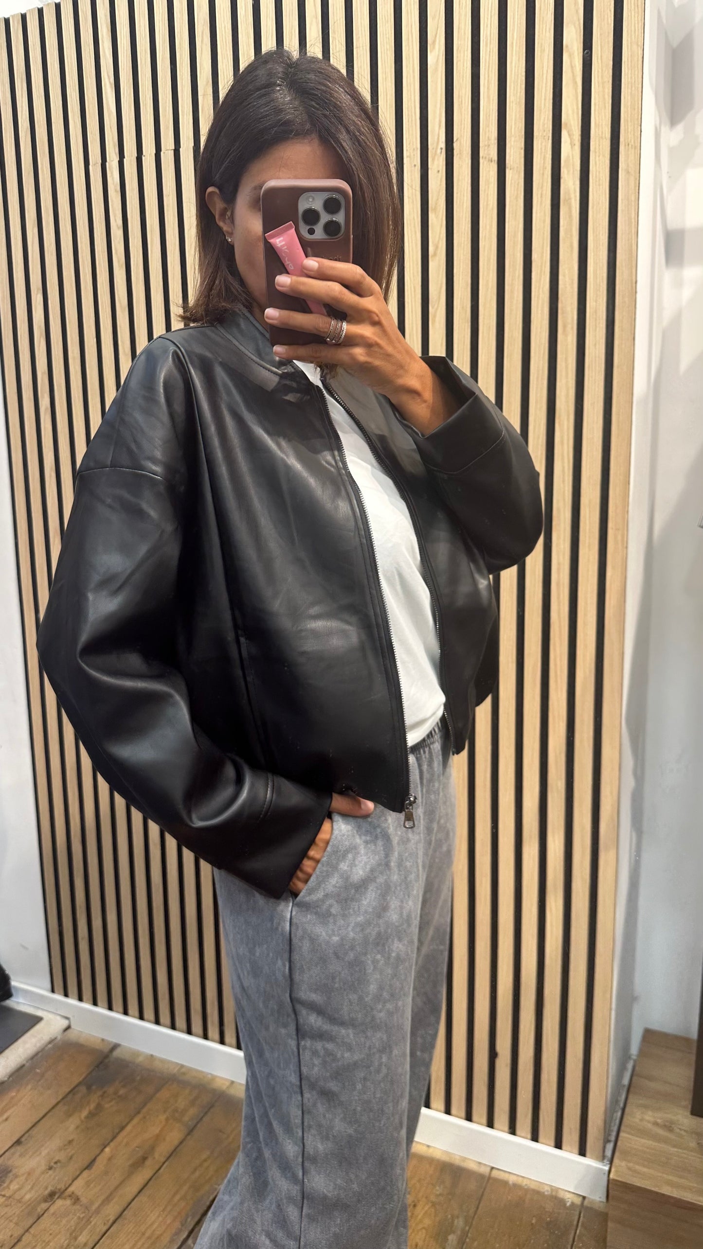 Bomber ecopelle Han