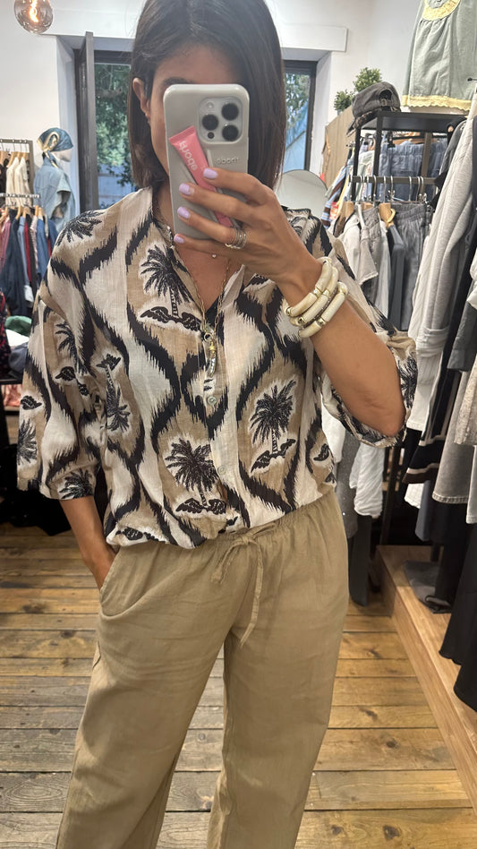 Camicia Dera in misto seta