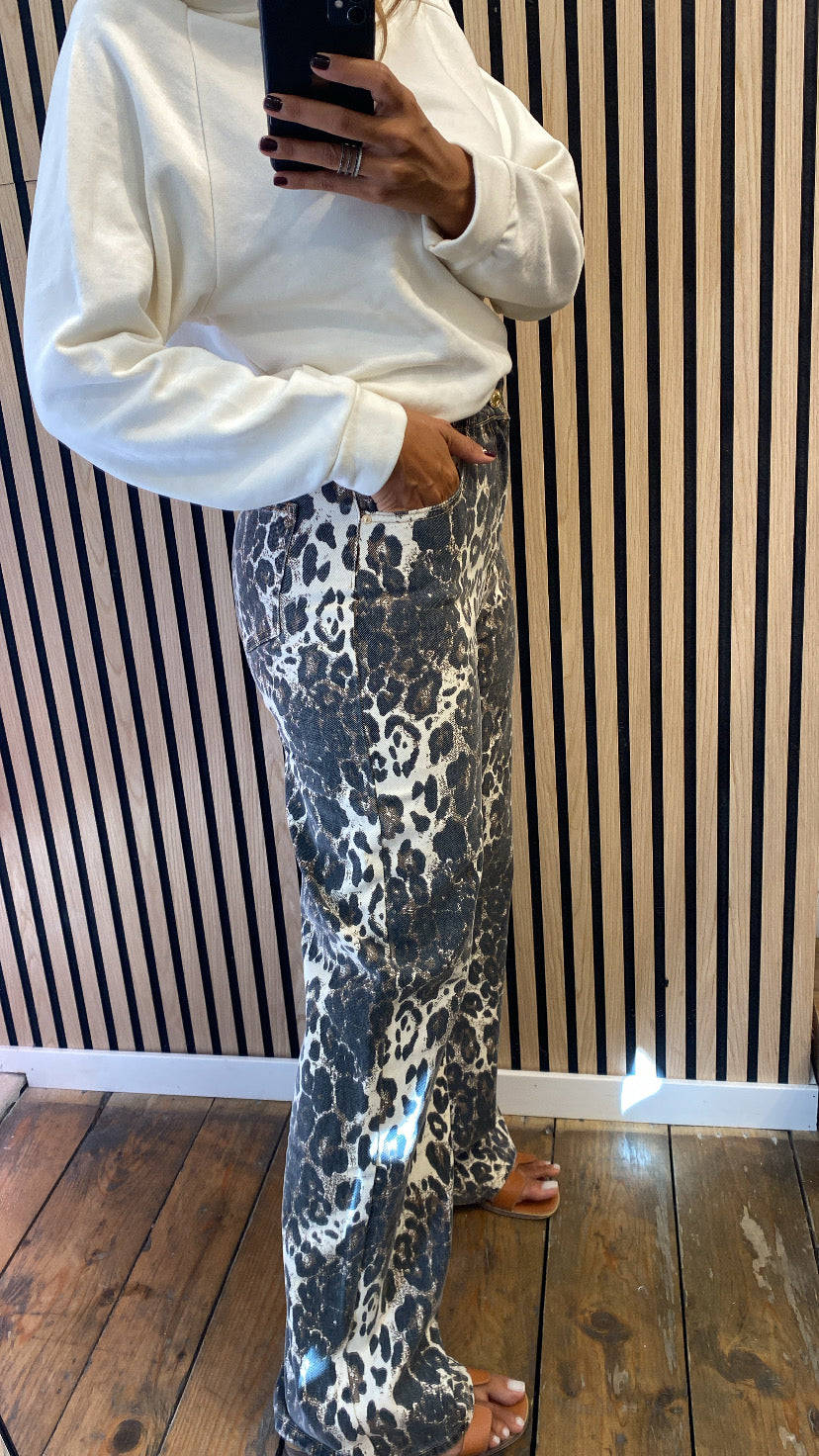 Jeans Manon -Animalier