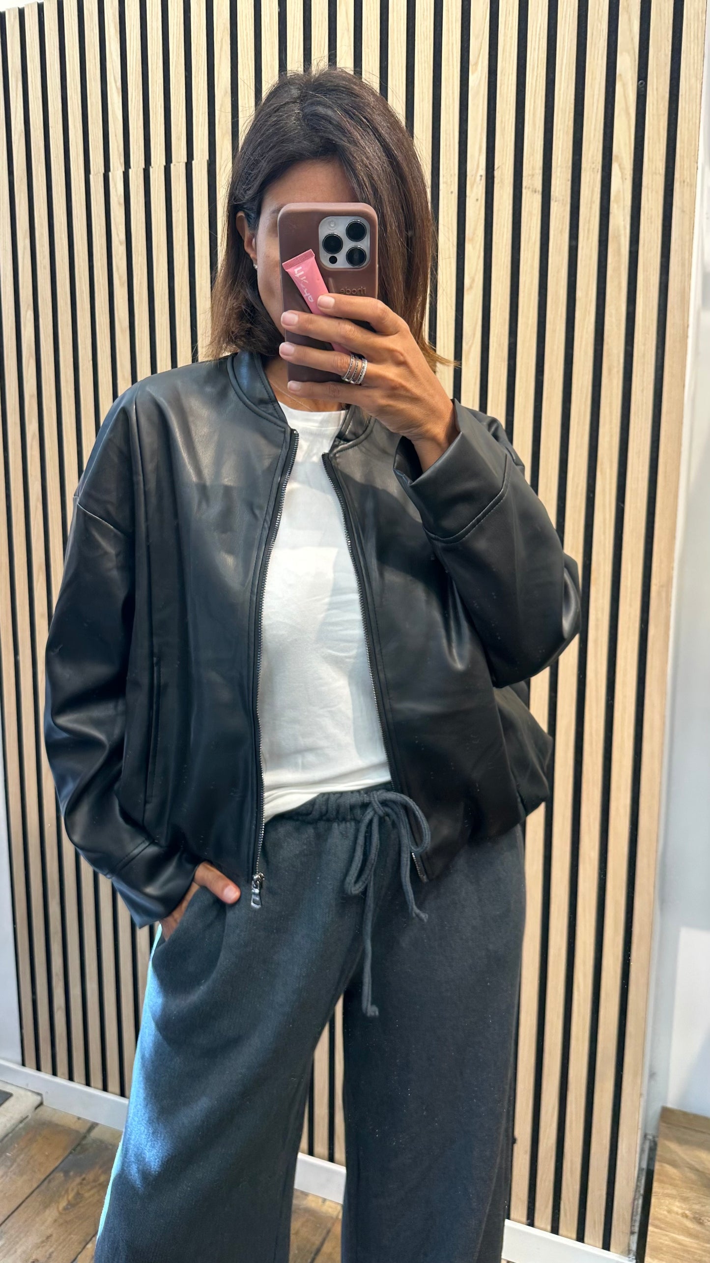 Bomber ecopelle Han