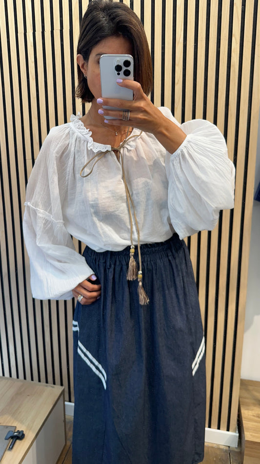 Blusa in mussola