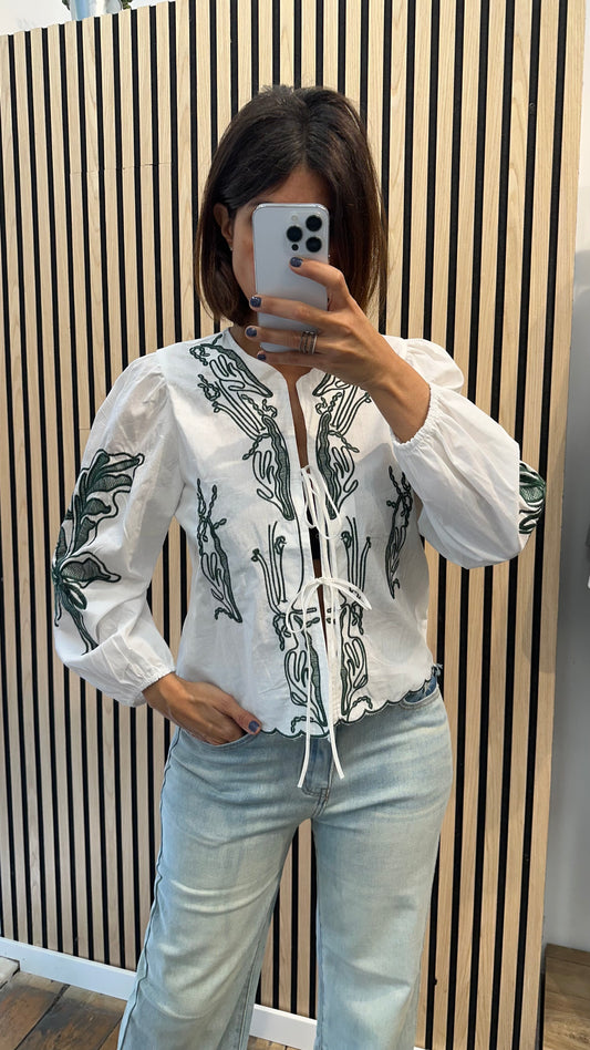 Camicia ricamo
