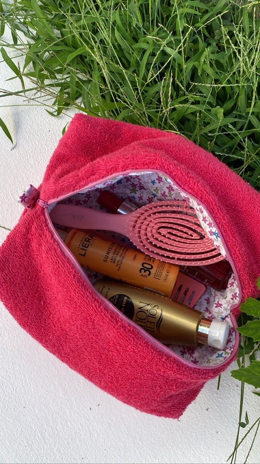 Teddy Pouch - Lampone piccola