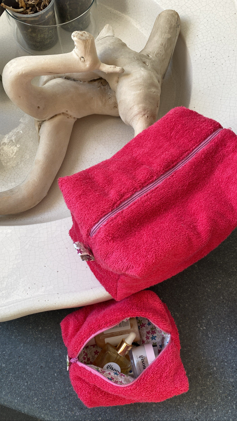 Teddy Pouch - Lampone piccola